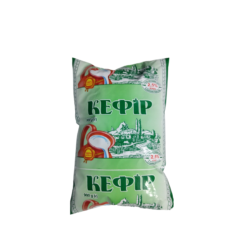 Кефір БАЛМОЛОКО 2,5%, 900г, плівка поліетиленова